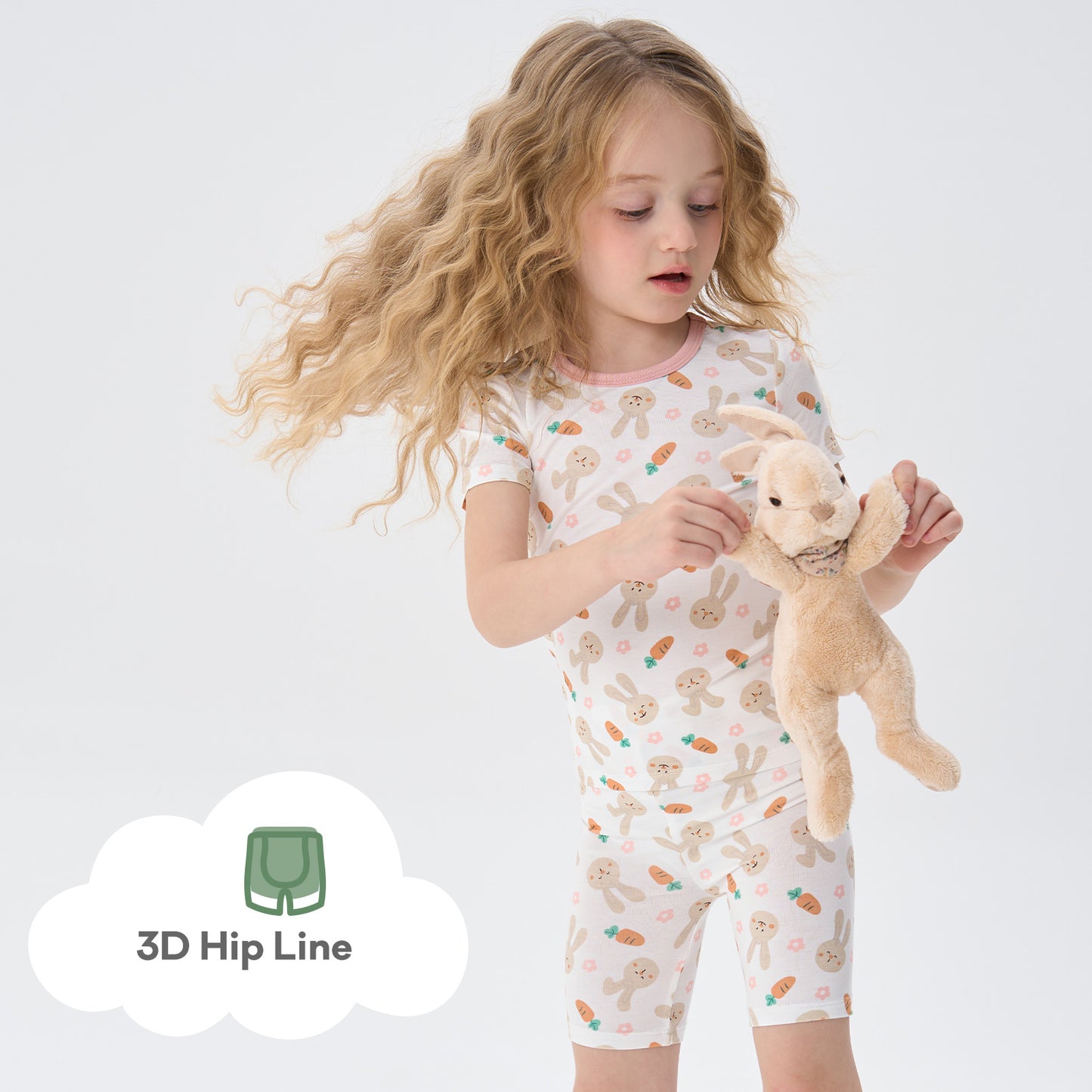 pureborn Toddler Little Kids Viscose From Bamboo Pajamas Set Short Sleeve Pjs Snug Fit Sleepwear 2pcs