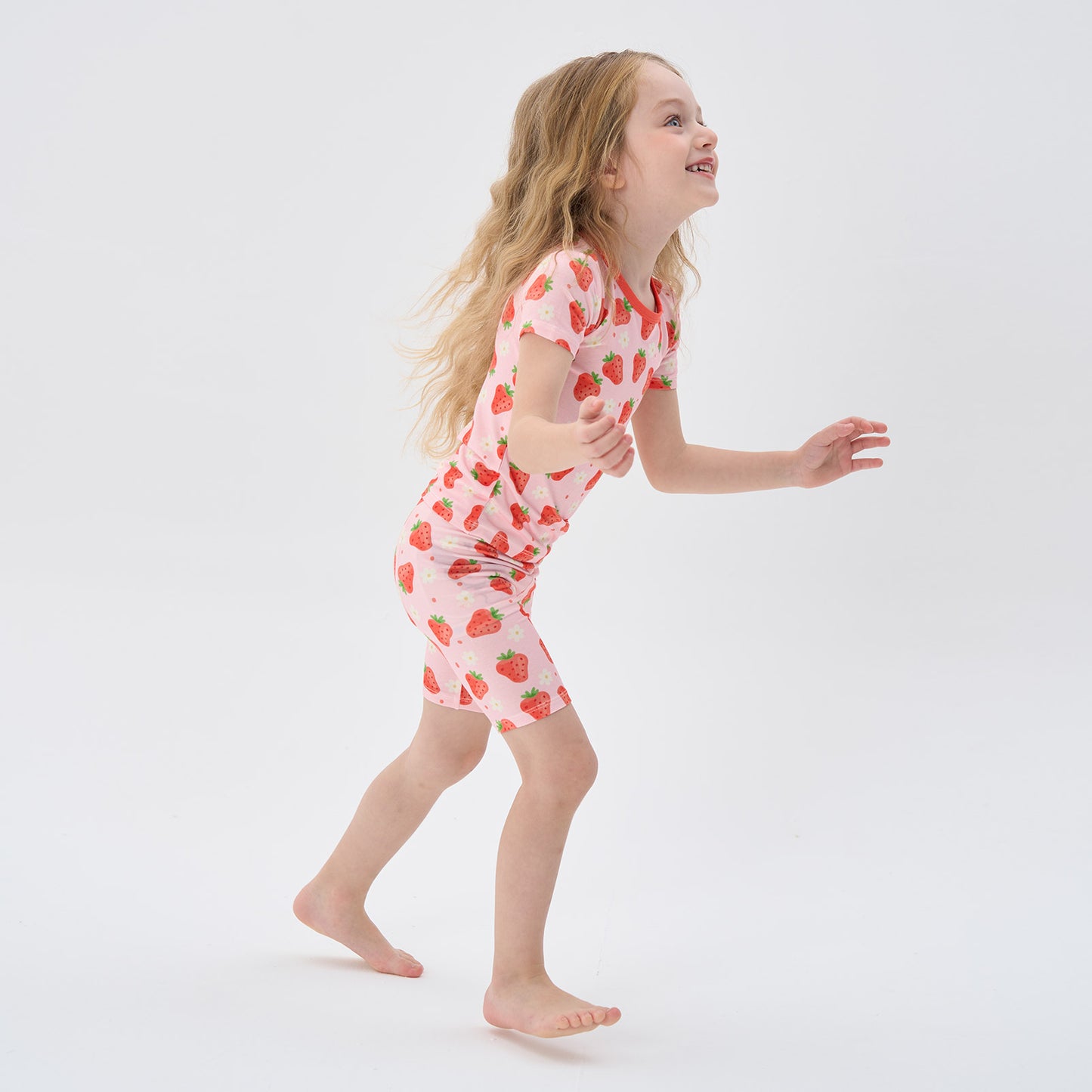 pureborn Toddler Little Kids Viscose From Bamboo Pajamas Set Short Sleeve Pjs Snug Fit Sleepwear 2pcs