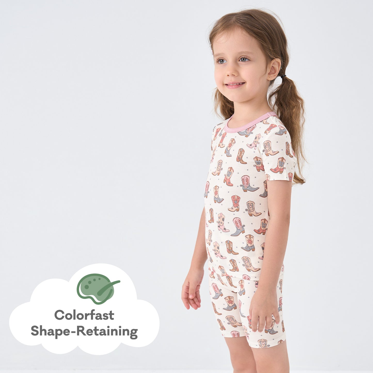 pureborn Toddler Little Kids Viscose From Bamboo Pajamas Set Short Sleeve Pjs Snug Fit Sleepwear 2pcs