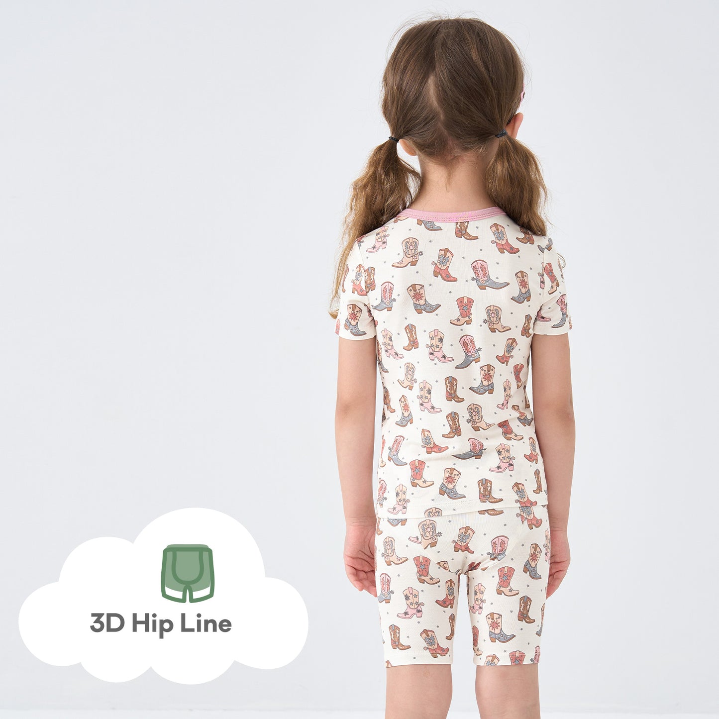 pureborn Toddler Little Kids Viscose From Bamboo Pajamas Set Short Sleeve Pjs Snug Fit Sleepwear 2pcs
