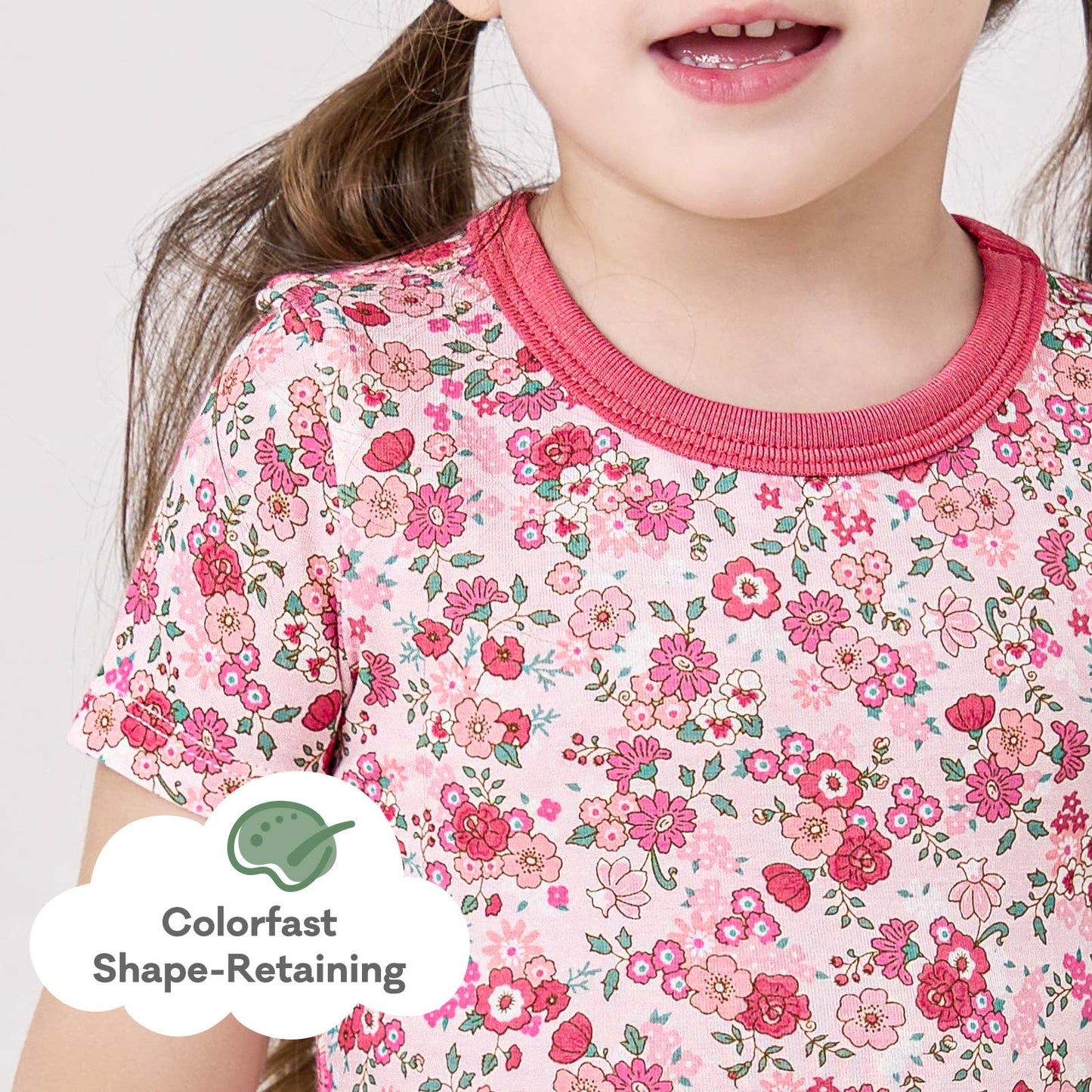 pureborn Toddler Little Kids Viscose From Bamboo Pajamas Set Short Sleeve Pjs Snug Fit Sleepwear 2pcs