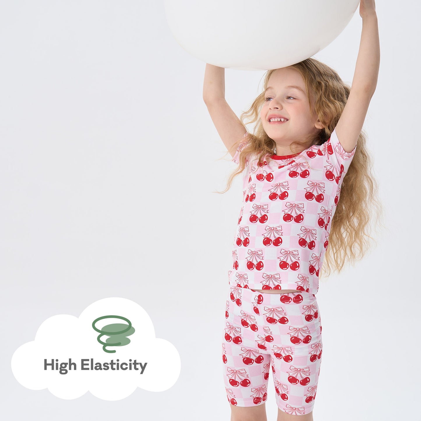 pureborn Toddler Little Kids Viscose From Bamboo Pajamas Set Short Sleeve Pjs Snug Fit Sleepwear 2pcs