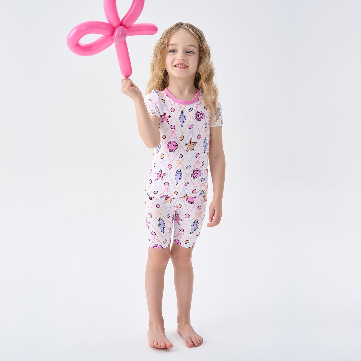 pureborn Toddler Little Kids Viscose From Bamboo Pajamas Set Short Sleeve Pjs Snug Fit Sleepwear 2pcs