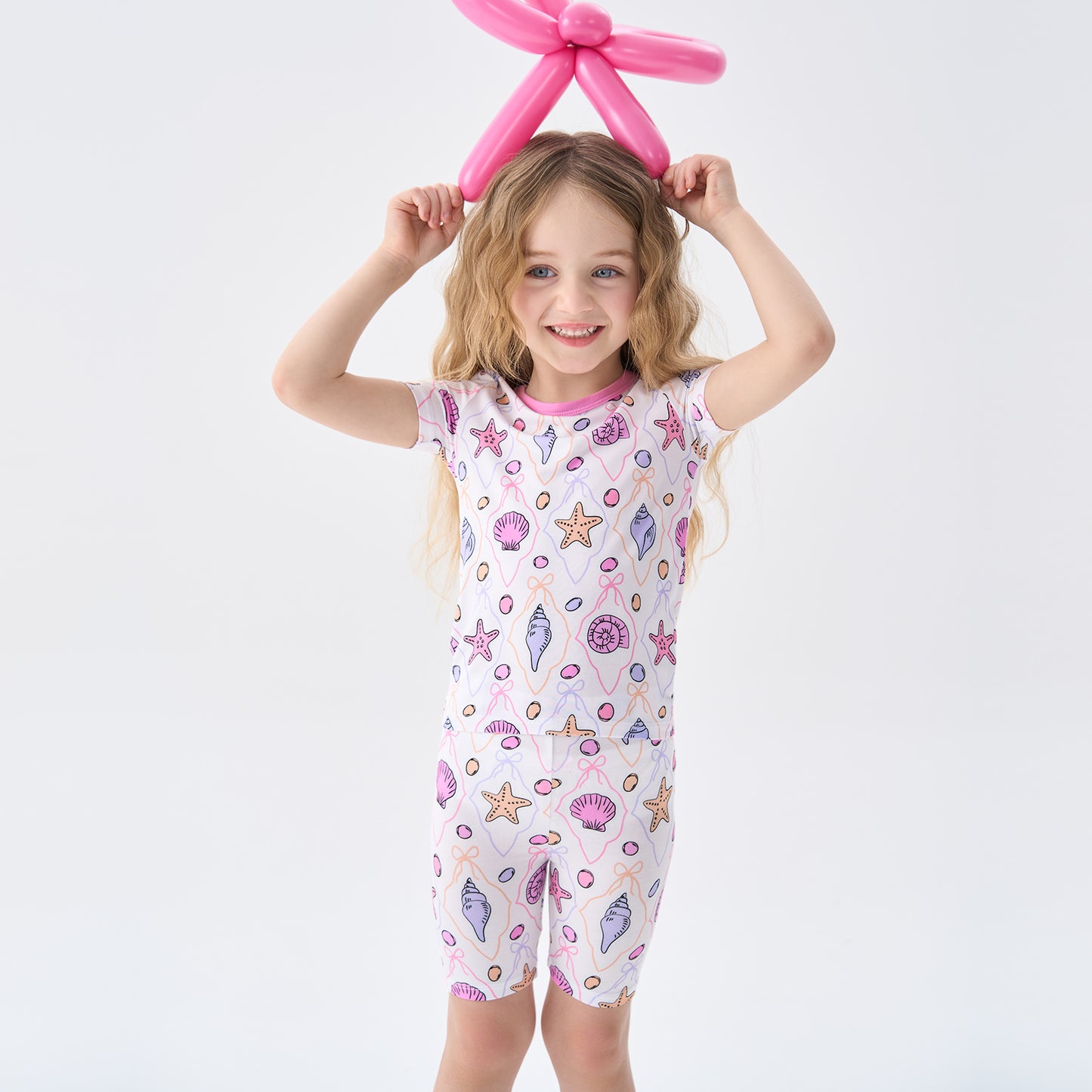 pureborn Toddler Little Kids Viscose From Bamboo Pajamas Set Short Sleeve Pjs Snug Fit Sleepwear 2pcs
