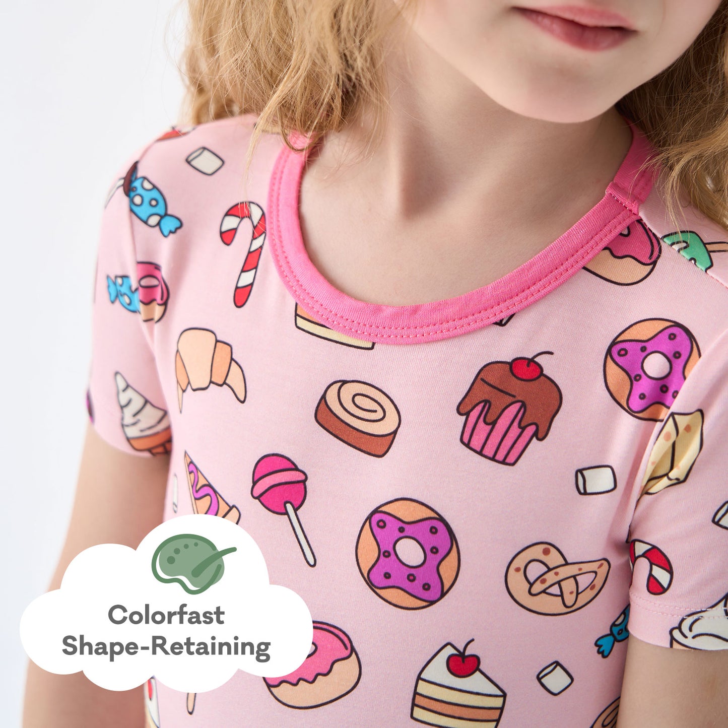 pureborn Toddler Little Kids Viscose From Bamboo Pajamas Set Short Sleeve Pjs Snug Fit Sleepwear 2pcs
