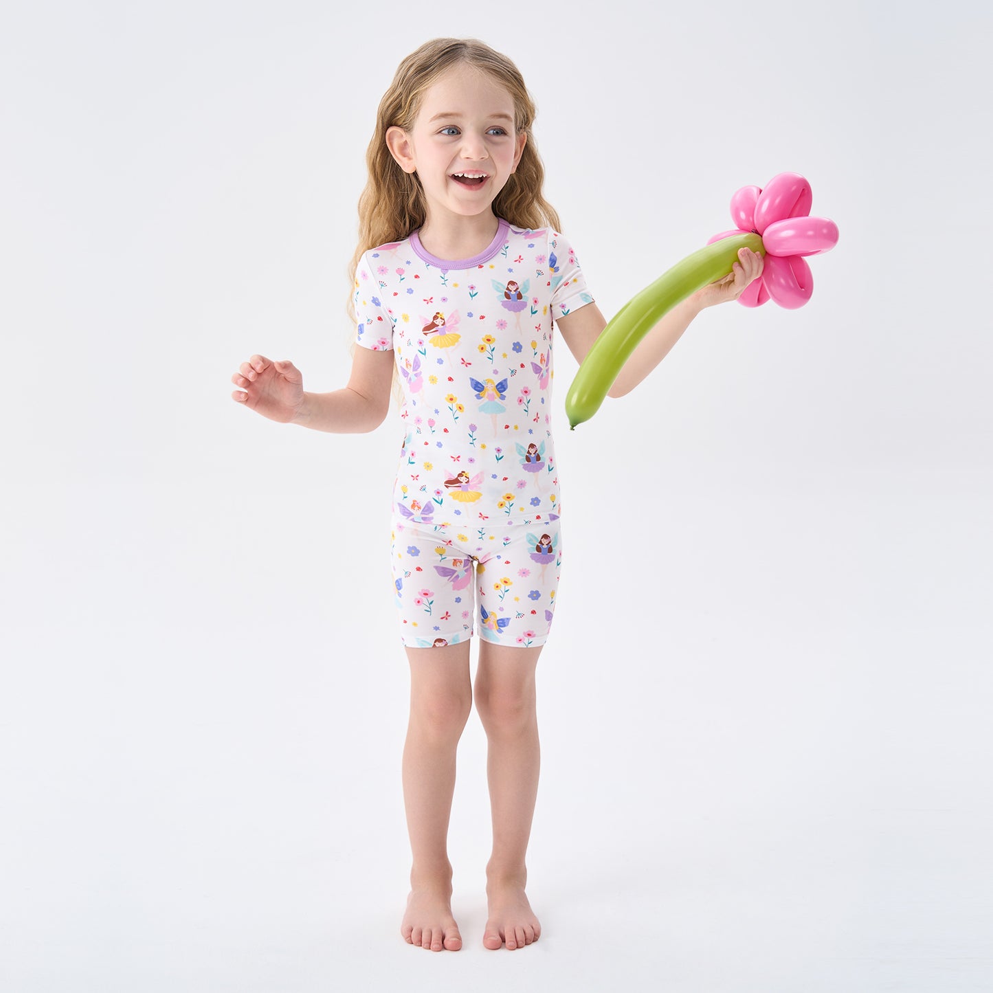 pureborn Toddler Little Kids Viscose From Bamboo Pajamas Set Short Sleeve Pjs Snug Fit Sleepwear 2pcs