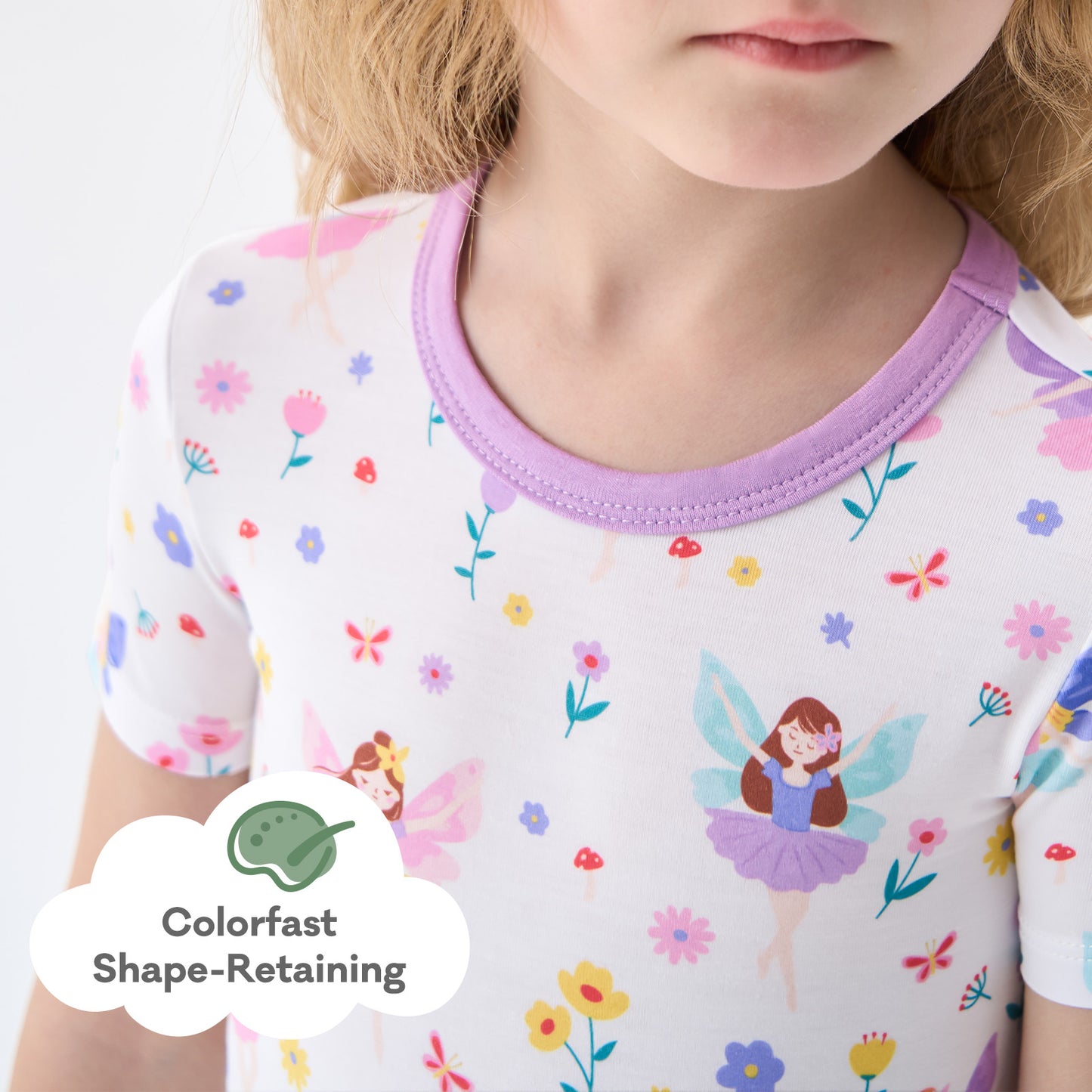 pureborn Toddler Little Kids Viscose From Bamboo Pajamas Set Short Sleeve Pjs Snug Fit Sleepwear 2pcs